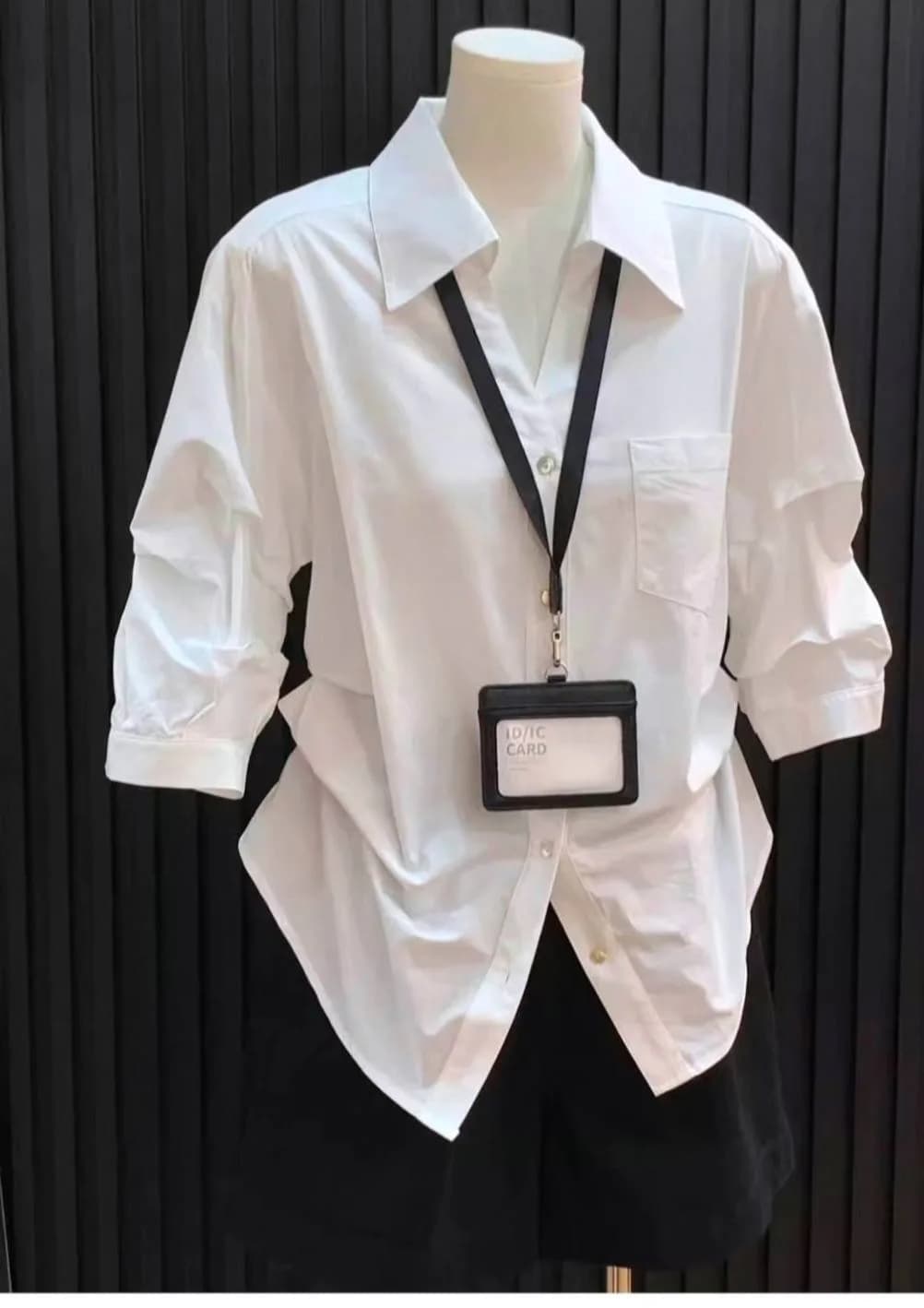 The CEO Oversized Shirt - Crisp White