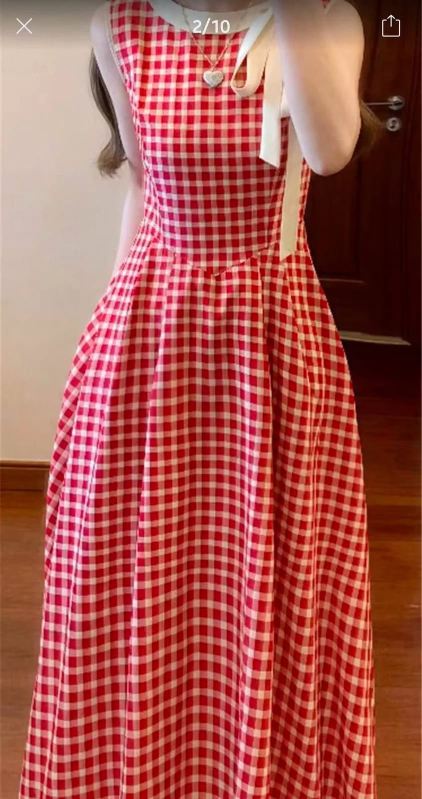 The Uptown Gingham Midi